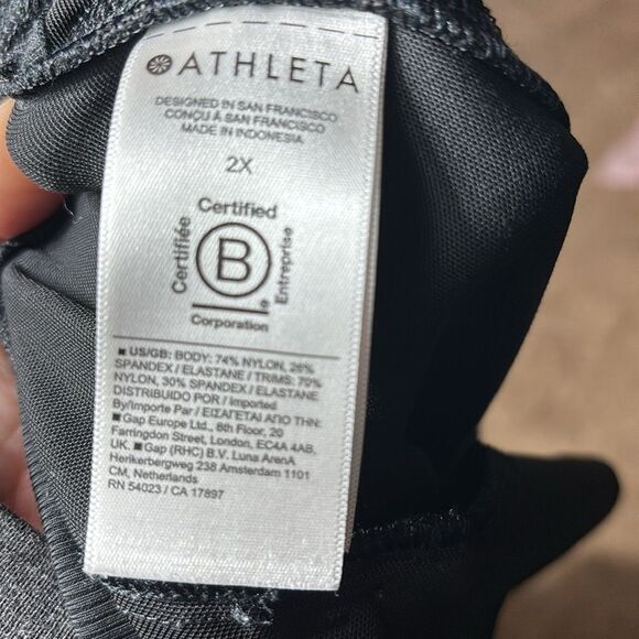 Athleta women’s 2x black Venice high rise jogger pants athleisure gorpcore - Picture 6 of 6